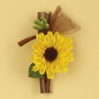 Sunflower Boutonniere