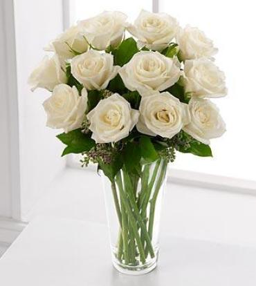 A Dozen White Rose